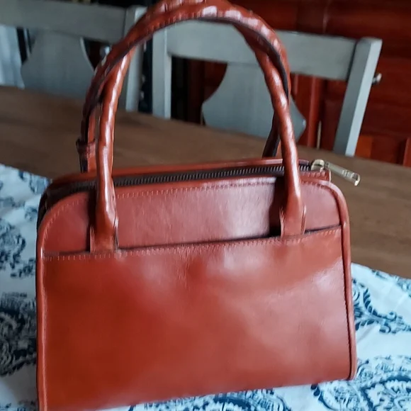 Patricia Nash Leather Small Satchel, Vintage - Picture 5 of 16